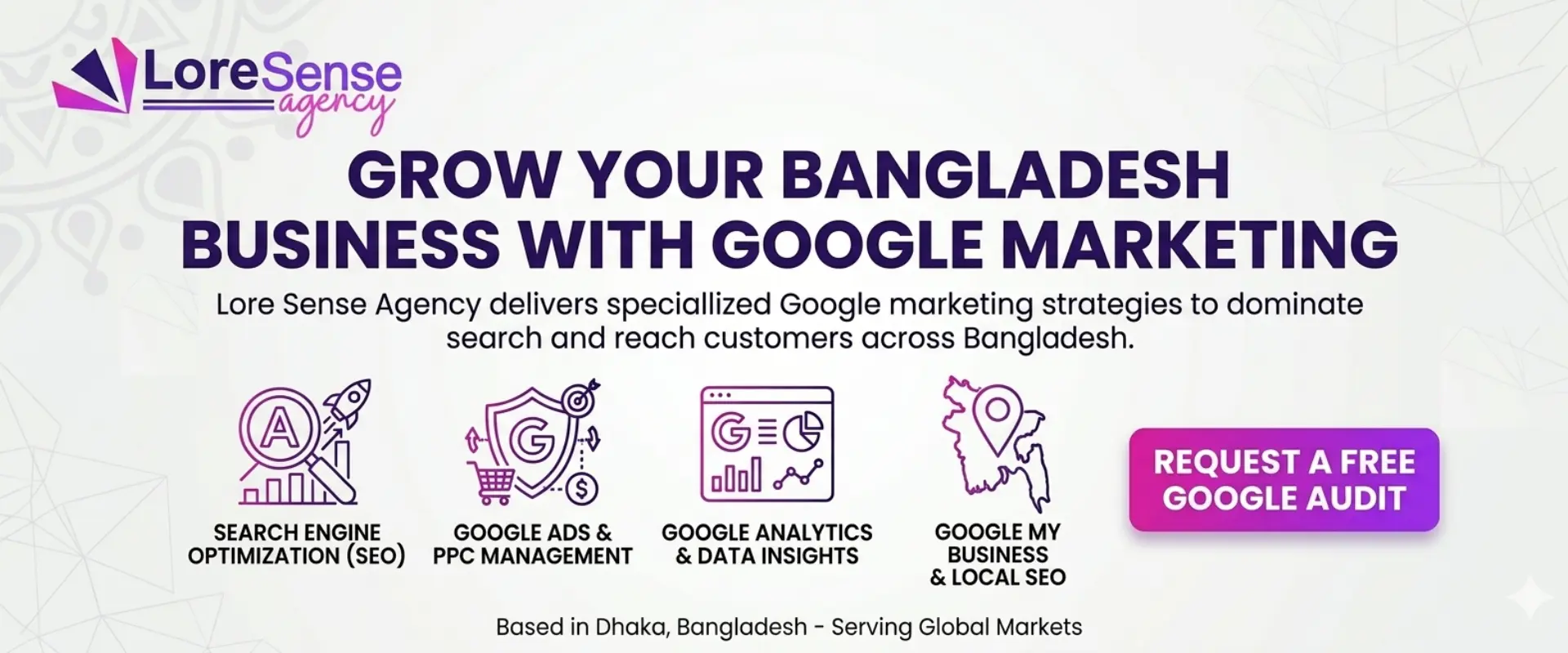 Google marketing in Bangladesh - Lore Sense Agency