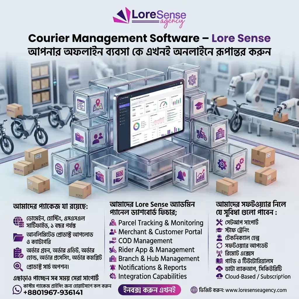 Academic Coaching Centre /Online Academy Management Software in Bangladesh 63 Courier Management Software