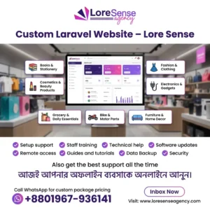 Custom_Laravel_website_–_lore sense_202604301714