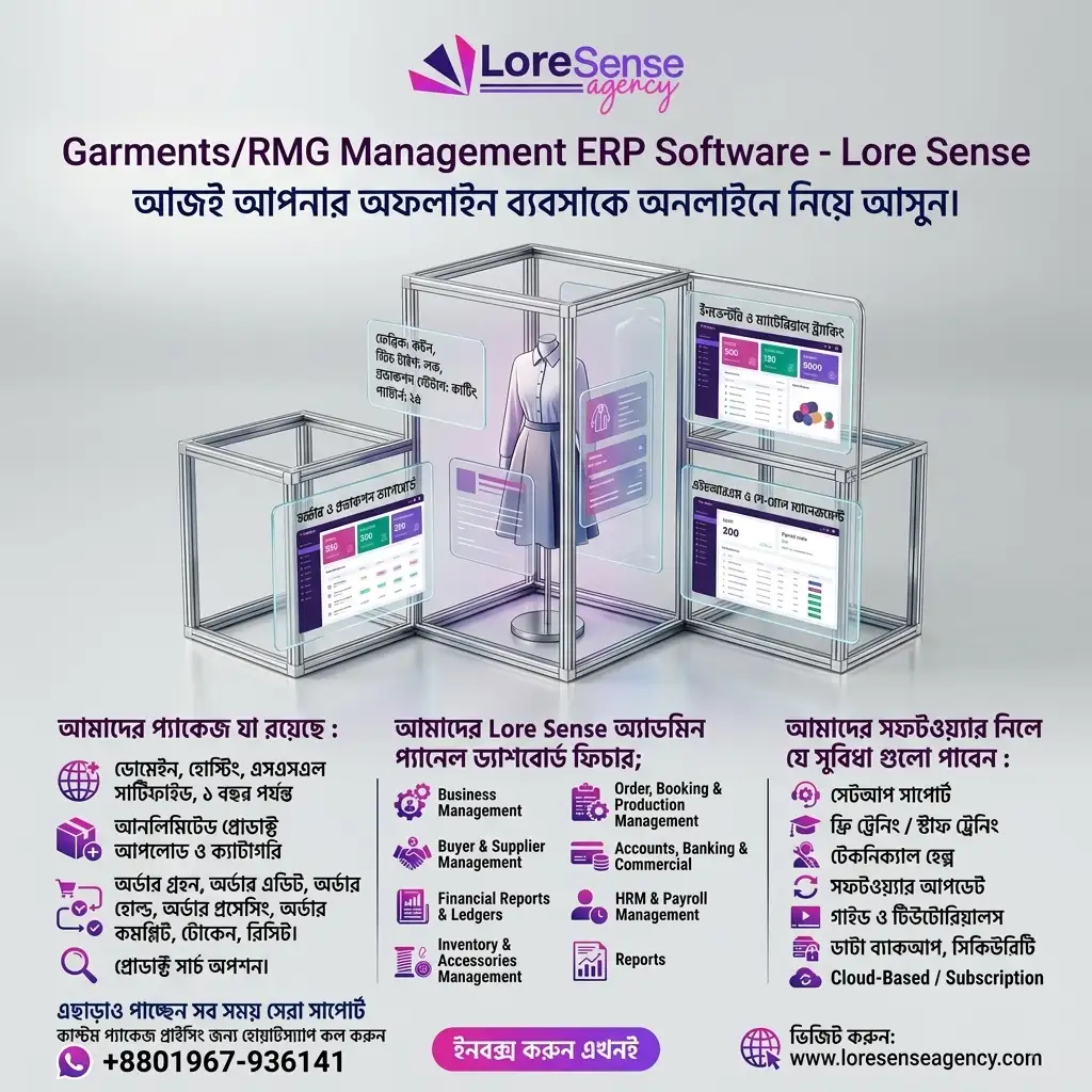 Academic Coaching Centre /Online Academy Management Software in Bangladesh 41 GarmentsRMG Management ERP Software