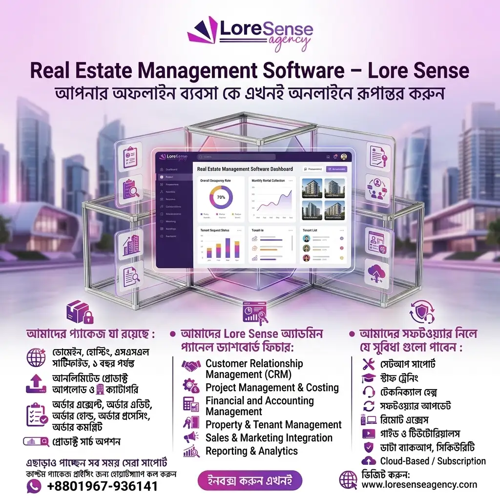 Academic Coaching Centre /Online Academy Management Software in Bangladesh 60 Real Estate Management Software